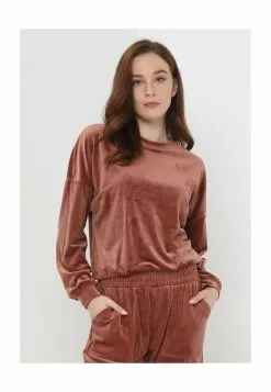 Hunkemoller Velours Long-sleeved Crew Top