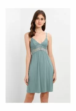 Hunkemoller Jersey Vera Lace Sleepwear Mini Dress