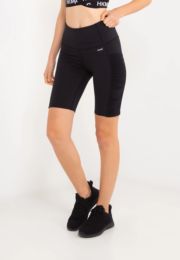 Hunkemoller HKMX High Waist Ruched Bike Shorts