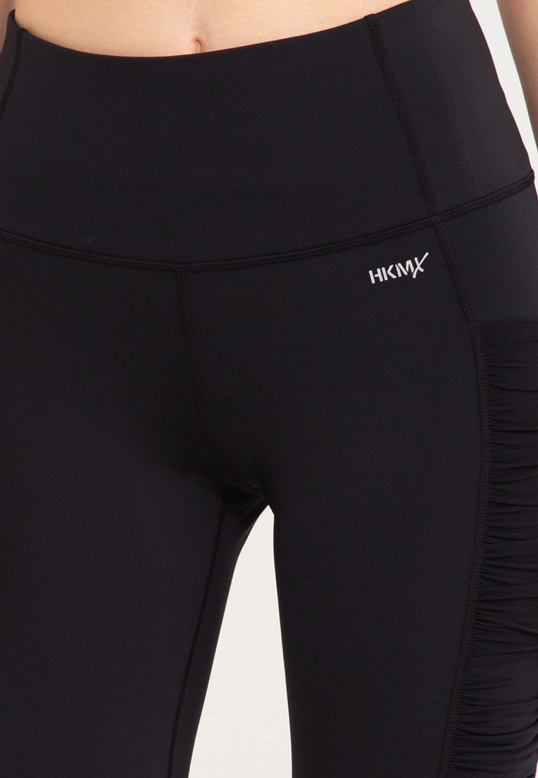 Hunkemoller HKMX High Waist Ruched Bike Shorts - Image 3