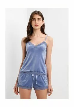 Hunkemoller Velours Scallop Lace Cami Top