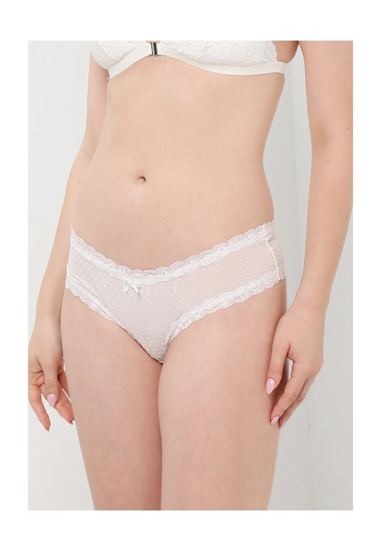 Hunkemoller V-Shape Brazilian Flock Dots Panties