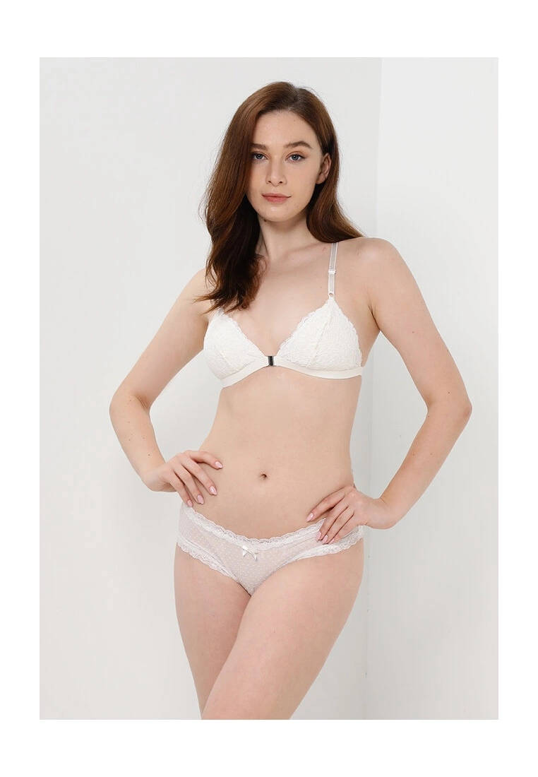 Hunkemoller V-Shape Brazilian Flock Dots Panties - Image 4