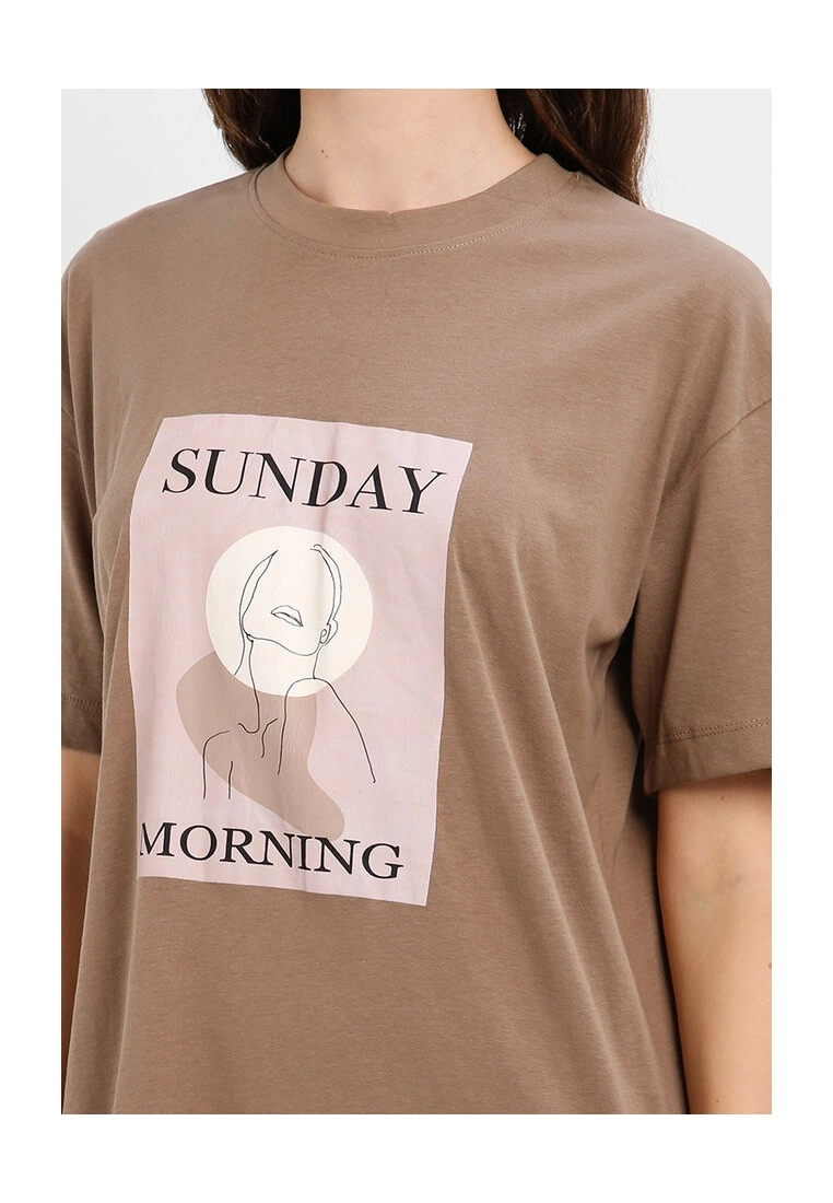 Hunkemoller Round Neck Caps Sunday Morning Nightie - Image 3