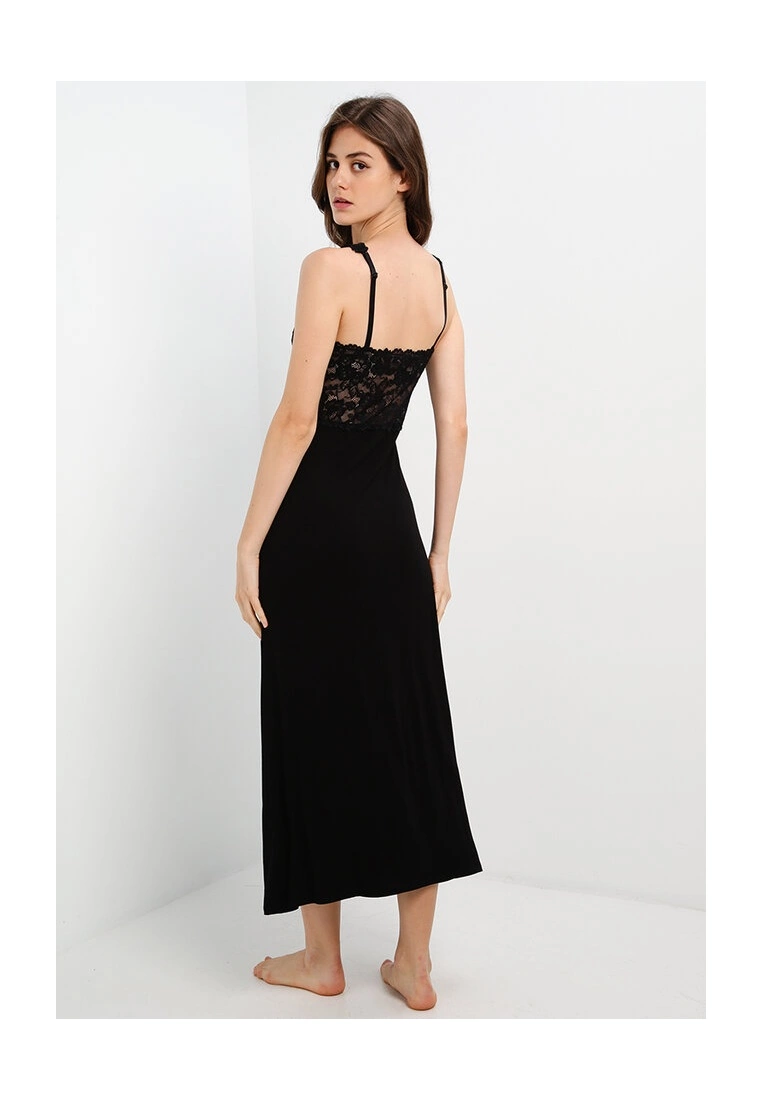 Hunkemoller Nora Lace Long Sleepwear Dress - Image 2