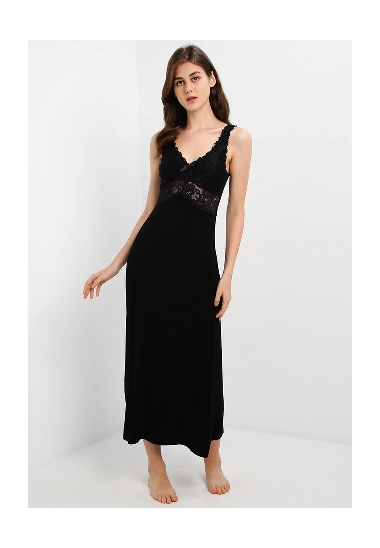 Hunkemoller Nora Lace Long Sleepwear Dress - Image 4