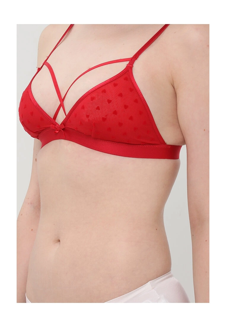 Hunkemoller Corby Heart Flock Bralette - Image 3