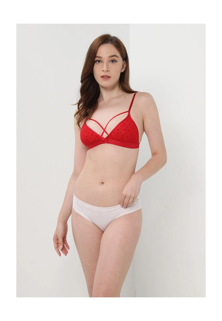 Hunkemoller Corby Heart Flock Bralette - Image 4