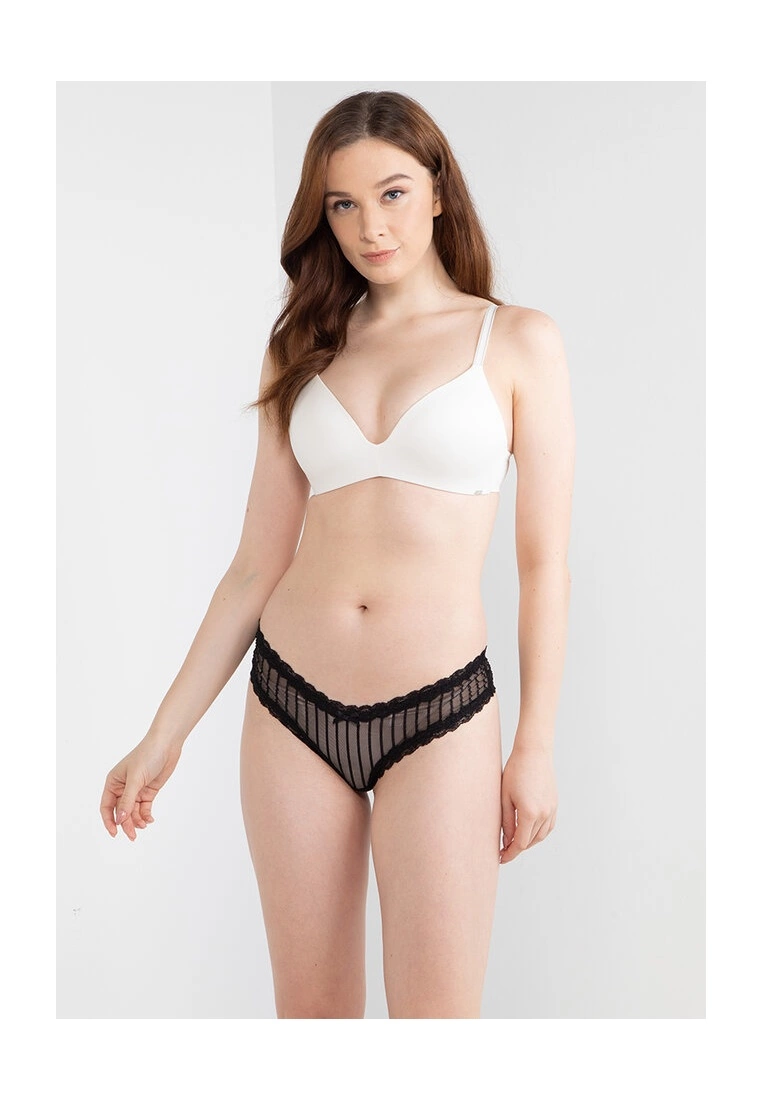 Hunkemoller 3-Pack V-Shape Brazilian Stripe Mesh Panties - Image 5