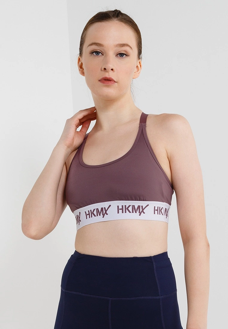 Hunkemoller HKMX The Crop Logo Sports Bra Level 1