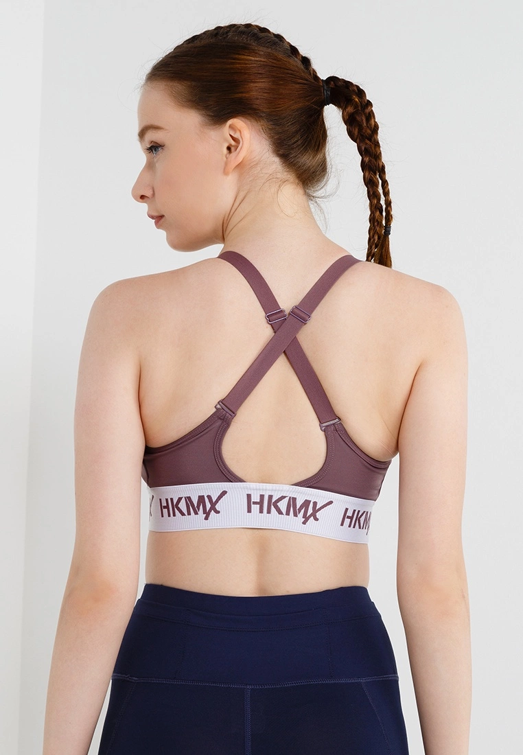 Hunkemoller HKMX The Crop Logo Sports Bra Level 1 - Image 2