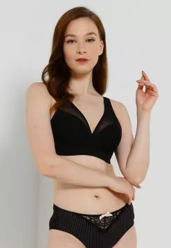 Hunkemoller Mesh Padded Non-Underwired Bra