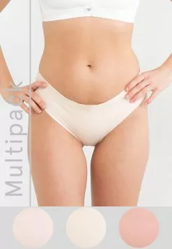 Hunkemoller 3-pack Invisible brasilian cotton Panties