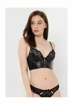 Hunkemoller Talia Padded Longline Underwired Push-Up Bra