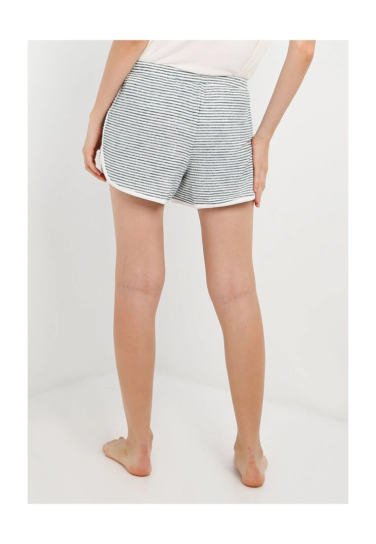 Hunkemoller Jersey Brushed Stripe Shorts - Image 2