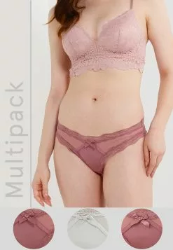 Hunkemoller 3 Packs Ember Brasilian Panties