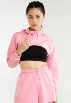 Hunkemoller Crop Top Ls Hoodie