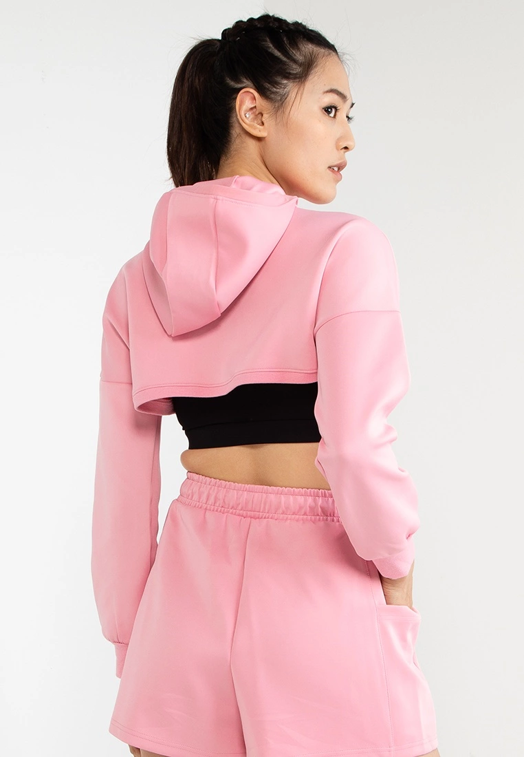 Hunkemoller Crop Top Ls Hoodie - Image 2