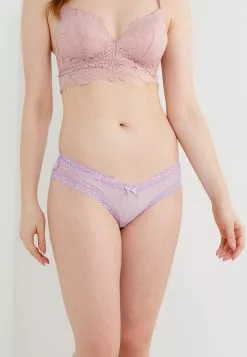 Hunkemoller V-Shape Brasilian Stripe Mesh Panties