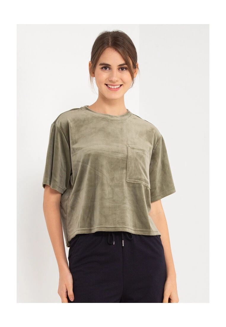 Hunkemoller Pocket Velour Tee