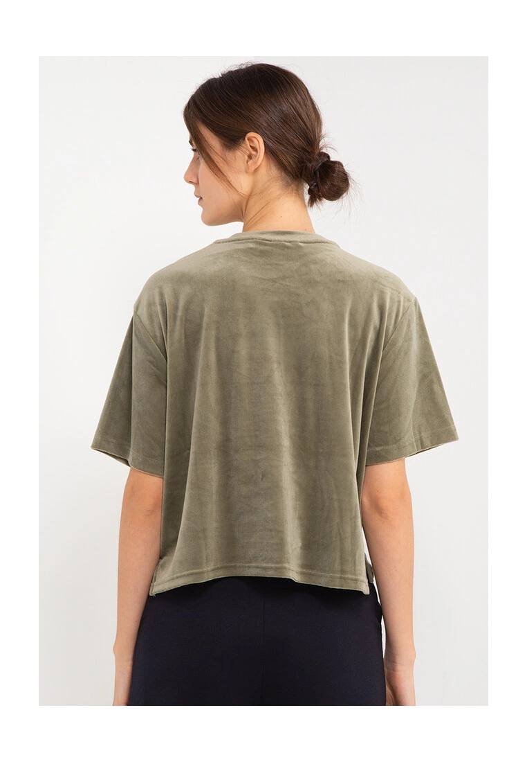 Hunkemoller Pocket Velour Tee - Image 2