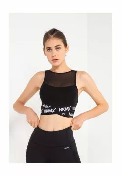 Hunkemoller HKMX Crossed Hem Logo Level 1 Sports Bra
